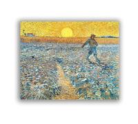 FITSEN Il Seminatore di Vincent van Gogh Dipinti famosi Stampa su tela Riproduzioni Quadri Van Gogh Arte da parete su tela per soggiorno 50x63 cm senza cornice