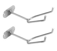 FiTspi 2 supporti per pistola a spruzzo per vernice, supporto per montaggio a parete, alimentazione a gravità, staffa fissa per vernice da banco a parete