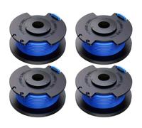 FiTspi 4 bobine per decespugliatore compatibili con Ryobi 18 V 24 V 40 V strumento per taglierina da giardino, alimentazione automatica, filo di ricambio per tagliaerba ONE+ AC14RL3A RAC124 OLT1832