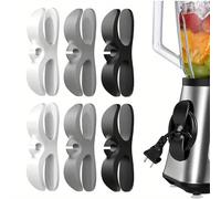 FiTspi 6 organizer avvolgicavo per elettrodomestici da cucina con autoadesivo, supporto per avvolgicavo per elettrodomestici, friggitrice ad aria, caffettiera e cuociriso