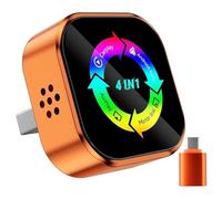 FiTspi Adattatore Wireless CarPlay 4-in-1, da Cablato a Wireless per iOS CarPlay e Android Auto, Supporto per AirPlay e MirrorLink per la Projection dello Schermo, Adattatore USB Plug & Play per Auto