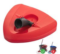 FiTspi Base di ricambio per mocio rotante a 360°, custodia in plastica compatibile con accessori per mocio Vileda EasyWring 1-Tank System