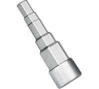 FiTspi Chiave universale a gradini con bussola quadrata interna da 1/2" a 5 stadi, chiave a gradini per nippli valvole, sanitari e radiatori