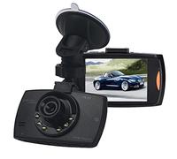 FiTspi Dash Cam anteriore con luci notturne 1080P Full HD Dash Camera Registrazione in loop G-Sensor Videocamera per auto