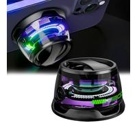 FiTspi G200 - Altoparlante Bluetooth magnetico multifunzione, portatile, con luce RGB e supporto per telefono su metallo, ideale per i viaggi