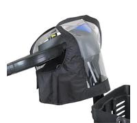 FiTspi Pannello di controllo per scooter mobile, copertura trasparente impermeabile, copertura universale per cruscotto, regolabile, pannello di controllo per anziani, scooter, sedia a rotelle