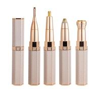FiTspi Rasoio elettrico facciale 4 in 1 per le donne epilatore per tutto il corpo ricaricabile indolore sopracciglio naso bikini trimmer portatile impermeabile indolore con ricarica USB
