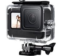 FitStill Custodia impermeabile 60M/196FT per Go Pro Hero 13/Hero 12/Hero 11/Hero 10/Hero 9 Black, custodia protettiva subacquea con accessori per fotocamera Go Pro Hero 13/12/11/10/9 Action camera