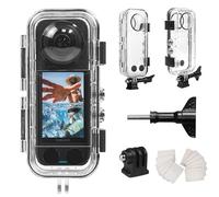 FitStill Custodia impermeabile per Insta 360 X4 impermeabile 40M HD Optical Glass Lens X4 custodia subacquea protezione completa compressione X4 accessori X4