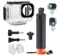 FitStill Custodia impermeabile subacquea da 60 m, con interfaccia magnetica a sgancio rapido, compatibile con DJI Osmo Action 5 Pro Action 4 Action 3, monopiede con impugnatura galleggiante, kit di