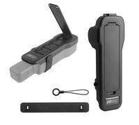 FitStill Custodia protettiva per DJI Osmo Pocket 3, protezione a tutto tondo/custodia protettiva originale abbinata, può contenere filtri ND, con cinturino e corda di sicurezza, tasca 3 accessori