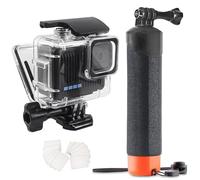 FitStill Custodia subacquea impermeabile da 45 m e maniglia di galleggiamento per Go Pro Hero 4K, impugnatura monopiede galleggiante per kit di accessori per action camera Hero4K 2024