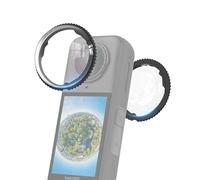 FiTSTILL Il copriobiettivo standard è solo per Insta 360X5, facile da installare, accessorio X5, durezza 9H, funzione antigraffio