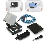 FiTSTILL Il supporto magnetico per fotocamera action è adatto per Go Pro Hero 12/11/10/9, DJI Osmo Action 4/3/2/ e altre action camere, ed è compatibile con smartphone come Android e iPhone