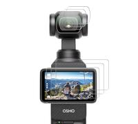 FitStill Osmo Pocket3 OP3 - Pellicola protettiva per schermo LCD per fotocamera DJI Osmo Pocket 3, 0,24 mm, durezza 9H, ultra trasparente, in vetro temperato, sensibile al tocco, facile installazione,