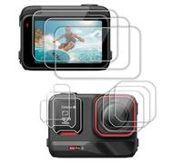 FiTSTILL Pellicola proteggi schermo in vetro temperato solo per INSTA 360 Ace Pro 2, resistente alle impronte digitali 0,28 mm, ultra sottile, accessorio Ace Pro 2, durezza 9H, antigraffio