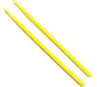 FITSTIX bacchette per fitness e aerobica, esercizi di allenamento, bacchette robuste e leggere da usare come accessorio divertente in qualsiasi esercizio o lezione. 5a YELLOW without PowerGrip