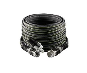 FITT FORCE 5/8" 15 m, Tubo Acqua da Giardino per Irrigazione, Compatto, Leggero e Resistente per Uso Intensivo con Lancia, colore Grigio-Lime