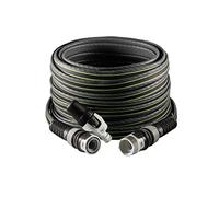 FITT Force 5/8" 25 m, Tubo Acqua da Giardino per Irrigazione, Compatto, Leggero e Resistente per Uso Intensivo con Lancia, Colore Grigio-Lime