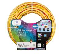 FITT NTS ORANGE 1/2" (12,5mm) 20m, Tubo per Irrigazione Giardino, Robusto e Malleabile per Uso Intensivo