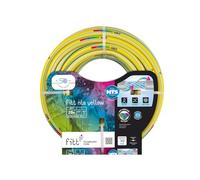 FITT NTS Yellow 1/2" (12,5 mm) 20m, Tubo per Irrigazione Giardino, Robusto e Malleabile per Uso Intensivo