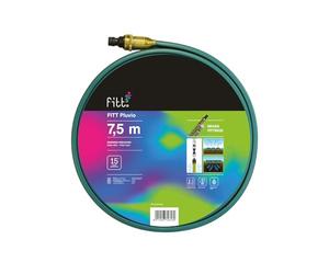 FITT PLUVIO 7,5 m - Tubo manichetta microforata a tre vie per irrigazione a getto e impregnamento, per uso semi professionale