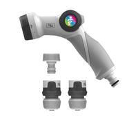 FITT Set Accessori Tubi da Irrigazione Composto da 1 Pistola Multigetto, 2 Raccordi a Scatto (1 Dotato di aquastop) e 1 Presa per Rubinetto da 3/4"
