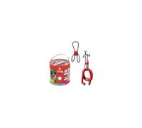 FITT YOYO UP 10 m, Tubo Acqua da Giardino Estensibile per Irrigazione con Pistola Multigetto e Gancio per Recinzioni, Rosso
