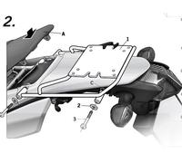 SHAD TOP MASTER HONDA CRF 250L Raccordo topcase, nero