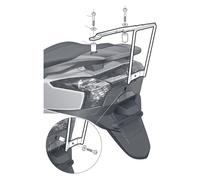 Shad Kymco Super Dink/downtown/dink Street 125/300 Top Case Rear Fitting Nero