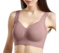 Fittingirls Reggiseno Plus Size Confort Airflow con Tecnologia di Raffreddamento, Copertura Totale, Senza Cuciture, Imbottito e Regolabile, Uso Polivalente