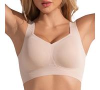 Fittingirls Reggiseno Plus Size Confort Airflow con Tecnologia di Raffreddamento, Copertura Totale, Senza Cuciture, Imbottito e Regolabile, Uso Polivalente
