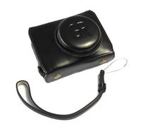 Fittings4you Custodia Batteria Ricoh GR III, Tasche Etui Nera CC1744a