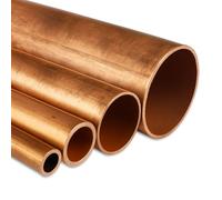 Fittingstore - Prodotto al metro - Tubo di rame in aste, DIN EN 1057/DVGW in rame, tubo dell'acqua, tubo del gas idraulico (tubo Ø esterno: 42 mm)
