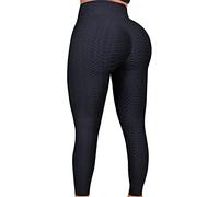 FITTOO Leggins Sportivi Donna Anticellulite Yoga Pantaloni Push up Booty Vita Alta Elastici Leggings Fitness