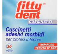 Fittydent Cuscinetti Adesivi Morbidi per Protesi Inferiore 30 Pezzi 30 unità 1