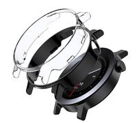 Fitudoos [2 Pezzi Cover per CMF Watch 3 Pro,custodia rigida in PC,Anti-Caduta - 1 Trasparente + 1 Nero