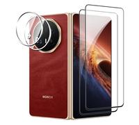 Fitudoos per Honor Magic V6[2 Pezzi] Vetro Temperato Pellicola protettiva + Proteggi Lenti per Fotocamera [2 Pezzi],9H Durezza Protezione Schermo,[Senza Bolle][Anti Graffi].