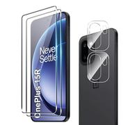 Fitudoos per Oneplus 15R [2 Pezzi] Vetro Temperato Pellicola protettiva + Proteggi Lenti per Fotocamera [2 Pezzi],9H Durezza Protezione Schermo,[Senza Bolle][Anti Graffi].
