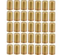 Fituenly 200 Pezzi di Vino Termoretraibile in PVC Capsule Termoretraibili Coperchi per Bottiglie di Vino Tappo Termoretraibile per Vino per Bottiglia a Bocca Dritta 33mm