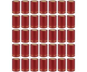 Fituenly 200 Pezzi di Vino Termoretraibile in PVC Capsule Termoretraibili Coperchi per Bottiglie di Vino Tappo Termoretraibile per Vino per Bottiglia a Bocca Dritta 33mm
