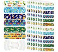 Fituenly 60 Pezzi/Set Cerotti per Bambini a Forma di Cartone Animato, Cerotti Kawaii, Strisce per Medicazioni per Ferite, Cerotti Adesivi per Il Soccorso, Woundplast