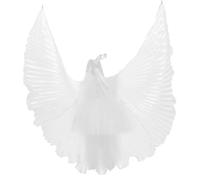 Fituenly Ali di Danza del Ventre per Bambini, Mantello, Ali D' per Bambini, Mantello in Filato Sinfonia, Accessori per Spettacoli di Danza, Ali Appese Collo per Ragazze