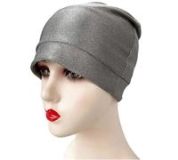 Fituenly Berretto Anti-Radiazioni Unisex, Cappello di Protezione Emf con Schermatura delle Elettromagnetiche in Fibra d'Argento, Berretto di Protezione RF Emf 5g Wi-Fi