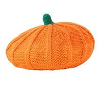 Fituenly Cappello da Berretto da Zucca in Maglia Mommy Baby Halloween Cappello in Maglia Cappello Invernale Crochet cap Cappuggente Cappello Proposito per Donne Baby