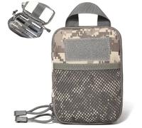 Fituenly Sacca da Pacchetto con Cerniera per Utensili edc All'aperto Piccola Custodia in Molle Mini Organizzatore di Sacchetti da Trekking per Viaggiare in Ciclismo Sport