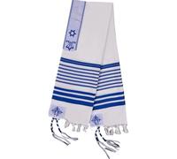 Fituenly Scialle Preghiera Tallit Messianico a Strisce per Uomo E, Scialle Preghiera Tallit 'Alleanza, Sciarpa Preghiera Araba, Foulard in Stile Etnico, Tallit Ebraico per Regalo in Israele