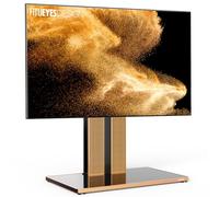 FITUEYES Design Supporto TV da Pavimento per TV da 75 a 100 Pollici Regolazione in Altezza Supporto TV da Terra Portata Massima 65 kg Serie Cantor