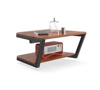 FITUEYES Eiffel - Mensola da parete, in legno e metallo, per componenti TV, lettore DVD, router, serie Eiffel