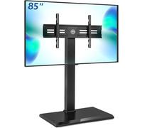 FITUEYES Supporto TV da Pavimento per 50-85 Pollici, Porta TV da Terra Girevole e Altezza Regolabile, Max VESA 800x400mm